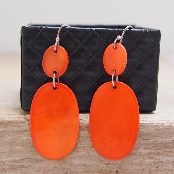 Vintage Jewelry - Retro Copper Dangle Earrings! Mix/Match 3/$15!